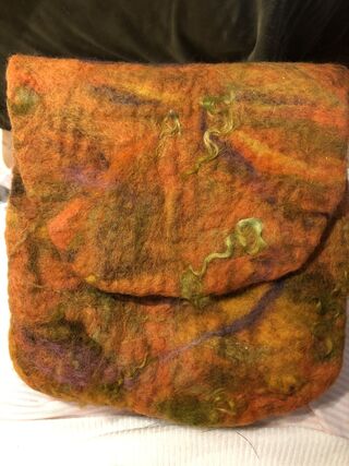 Felted Purse with Strap