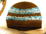 brown crochet