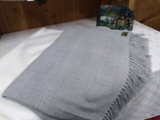 Alpaca and cotton throws 