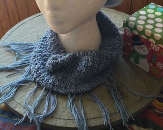 Silky neck cowl