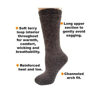 100% Alpaca All Purpose Sock