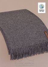 Photo of Woven and Brushed Baby Alpaca Throw