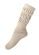 Photo of Therapeutic alpaca socks (beige)