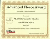 2021 Advance Fleece Award