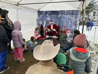 Story time with Santa