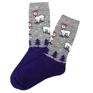 Winter Wonderland Alpaca Socks