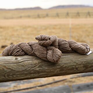 50% Cria 50% Silk Brown Crumbles 150yds