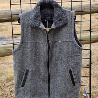 50% Alpaca 50% Wool Black Moosehead Vest