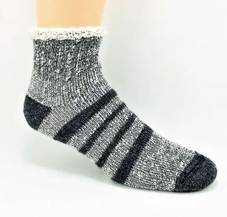 Thermal Slipper Sock Striped