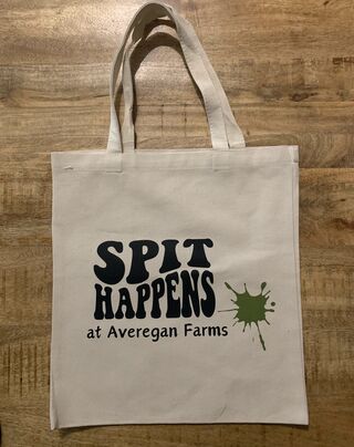 Spit Happens Tote Bag