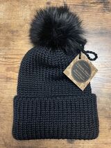 Black with Pom Pom