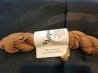 100% Alpaca Yarn - Dark Fawn