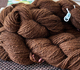 Brown suri yarn