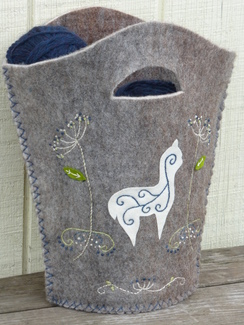 Hand Embroidered Tote - OUT OF STOCK