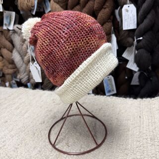 Alpaca Hat - Red & White