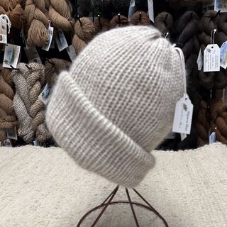 Alpaca Hat - Light Gray