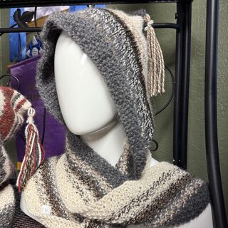 Peruvian Hat with attached Scarf