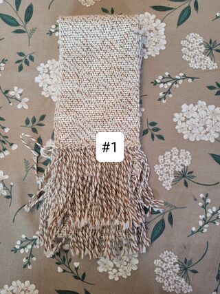 100% alpaca hand woven scarf