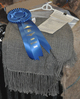 Grey shawl from Cashel's yarn places 1st at AOBA 2012