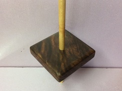 Walnut support spindle
