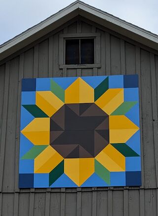 sunflower barn quilt