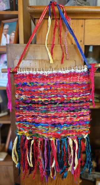 Sari Silk Weave Wall Hanging 