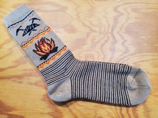 Photo of Warrior Brand Socks - Campfire Pattern