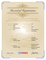 USYAKS Registration