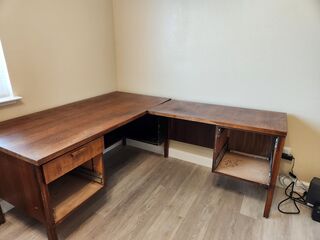 My 40+ year old desk refinished and in the new office