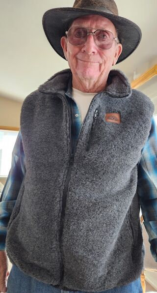 Charcoal Alpaca Vest