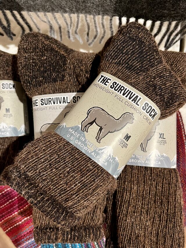 Survival Alpaca Sock